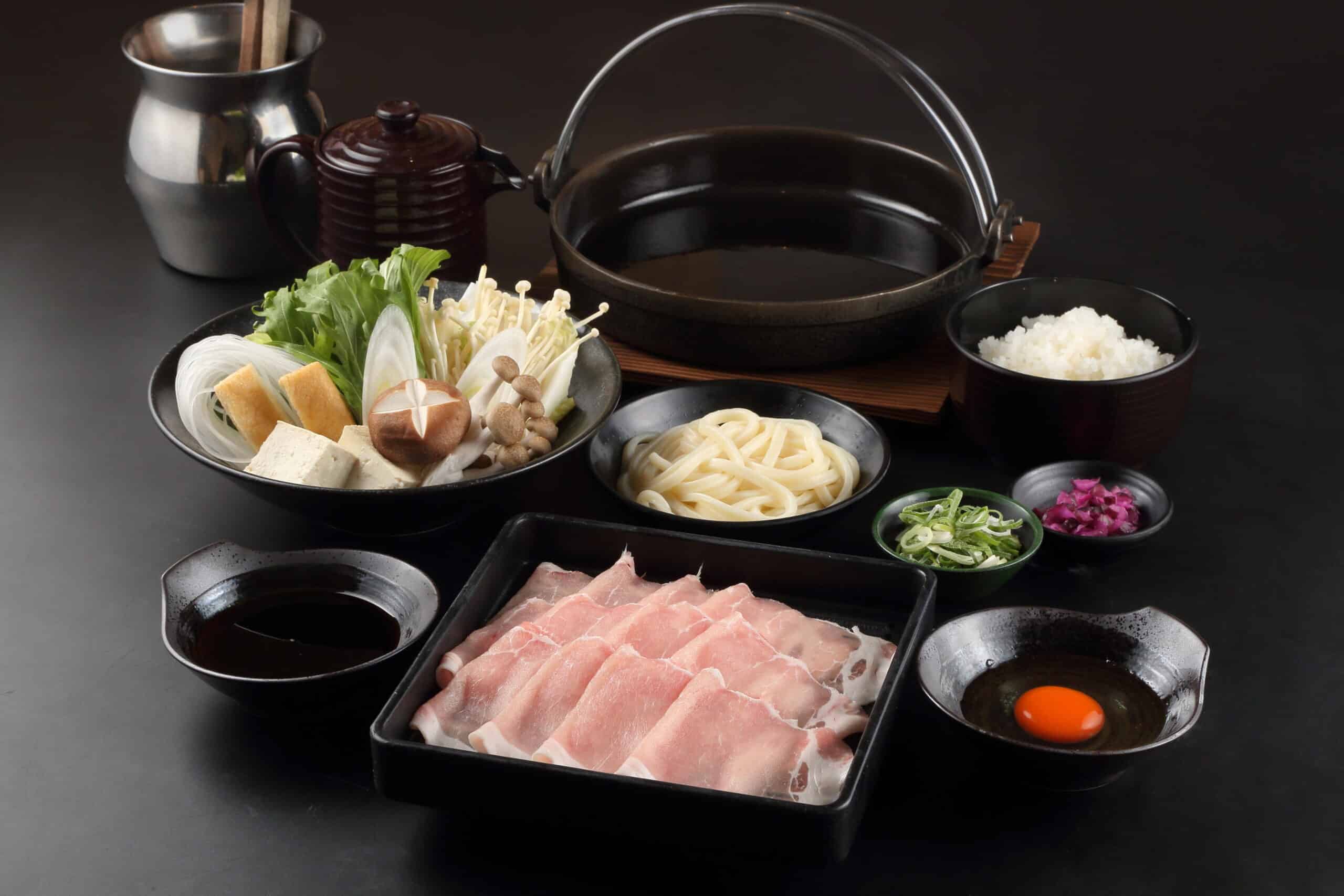 豚すき焼き定量ランチ