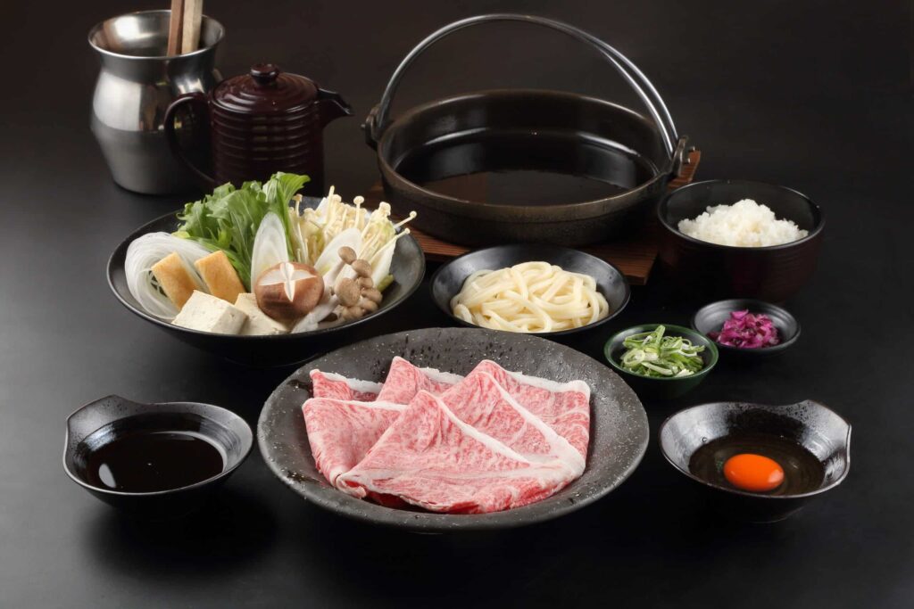 神戸牛すき焼き定量ランチ